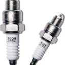 JMCHstore 2 Racing Spark Plug For FRP GMB100, Coleman CT100U CC100X Mini bike, Predator 79cc Engine, CK100 SK100 Go kart, Massimo MB100, E5TC E6TC E6RC (2 pack)