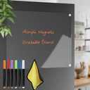 Acrylic Magnetic Dry Erase Calendar for Fridge (Blank)