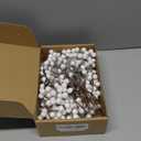 Crafare 36 Pack Artificial Berry Stems 7 Inch White Holly Berry Picks for Christmas Tree Decoration Wreath Crafts Wedding Gift,Holiday Season,Winter Decor