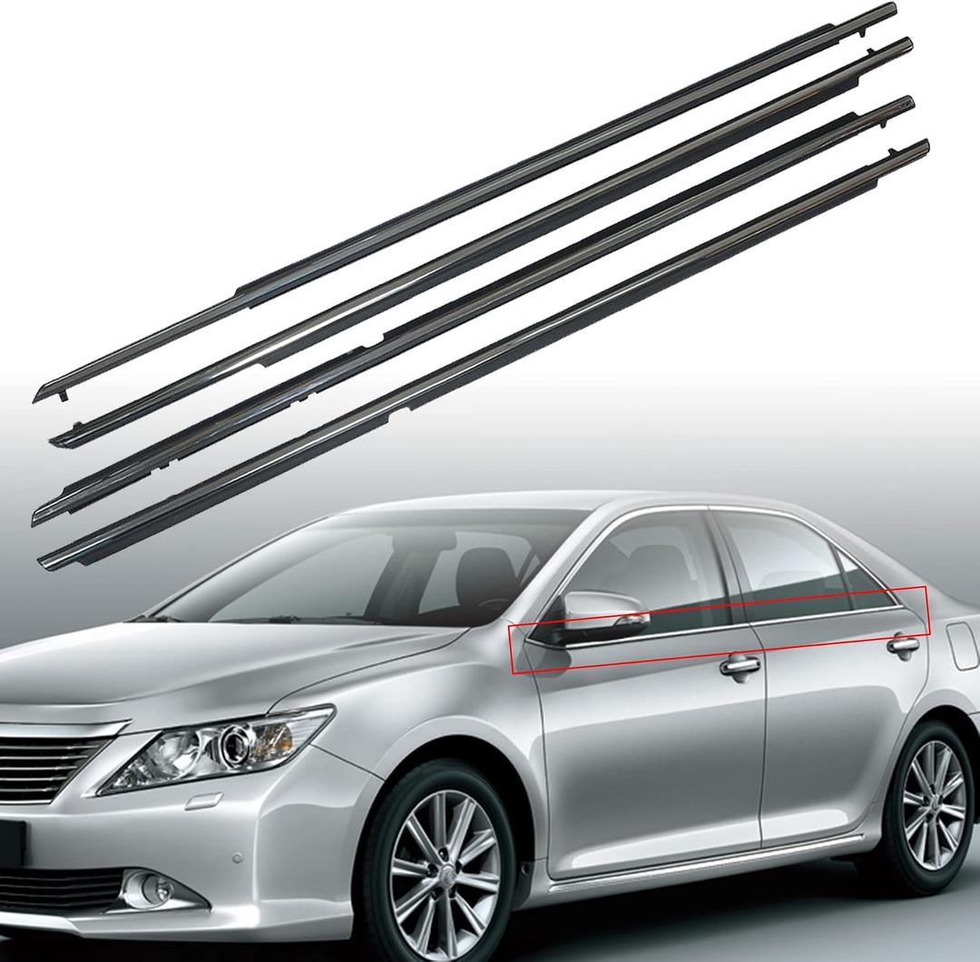 Window Moulding Trim Weatherstrip Seal Belt Replacement for 2007-2011 Camry