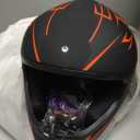 Dirt Bike Helmets, DOT Approved Red Motocross Helmet(L)