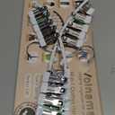 Legging Organizer for Closet, Metal Yoga Pants Hanger w/Rubber Coated 2 Pack w/10 Clips Hold 20 Leggings, Hangers Space Saving Hanging Closet Organizer for Closet Organizers and Storage-White