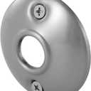 2 Pack Brushed Nickel Door Knob Round Rosettes, Old Door Knob Rosettes Plate Replacement for Interior Doors