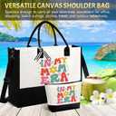 Mom Gifts for Mothers Day, Best Mom Gifts from Daughter Son Kids, Unique Birthday Present for Mama Women Mother-in-Law Grandmas Nana w/Canvas Tote Bag & Makeup Bag