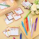 Kosiz 12 Set/36 Pcs Pun Funny Food Notepad and Pen Set Thank You Gifts for Coworker Staff Teachers Cute Funny Sticky Notes Appreciation Gifts for Colleagues Friend Birthday Holiday Office Party Favors