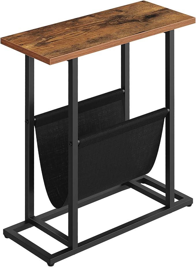 Narrow side table for bedroom