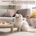 4 in 1 Cat Steam Brush for Shedding, Rechargeable Pet Groomer Brush with Steam, Multifunctional Anti-Static Hair Removal Comb for Cats and Dogs, Used for Massage, Cleaning, Shedding & Combing (White)