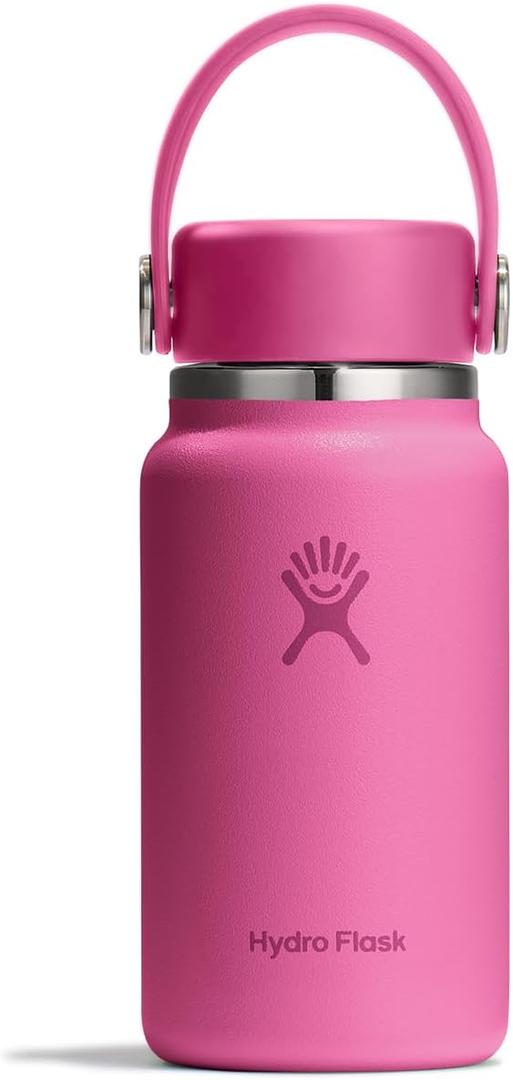 Hydro Flask Micro Bottle - Insulated Mini Leak Proof Flask for Purse or Pocket in 6.7 Oz Reef Pink