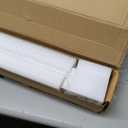 Yoolax Motorized Blinds with Remote, 100% Blackout Smart Blinds for Indoor Windows Motorized Roller Shades Work with Alexa, Electric Shades with Voice Control (Jacquard White, 36" W x 72" H)