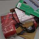 Single Serve One Cup Coffee Maker, for K Cups and Grounds, Mini Coffee Maker with Portable Handle, 6 to 12 Oz Brew Size, for Travel, Camping, Office, RV and Dorm, 120V, Vintage Red