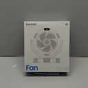 Gaiatop Portable Camping Fan with LED Lantern, Power Display 360° Head Rotation, Hanging Hook for Tent, 3 Speed Quiet Rechargeable, 4000mAh Battery Operated USB Fans for Indoor Outdoor Travel Black