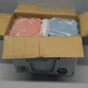 [UPGRADED LID] 6 Sets 3 Cup/24oz Borosilicate Glass Meal Prep Containers with Lids, Food Storage Bowl Jars for Soup Leftover Meal Lunch Oats Fruit Deli Salads - Microwave, Oven, Freezer Safe -BPA Free