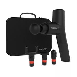 PROfit Percussion Muscle Massage Gun, Rechargeable Deep Tissue Full-Body Massager with Multiple Attachments
