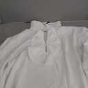 Bbalizko Mens Pirate Shirt Ruffle Victorian Renaissance Steampunk Vampire Poet Shirts Gothic Medieval Costume White, Size M