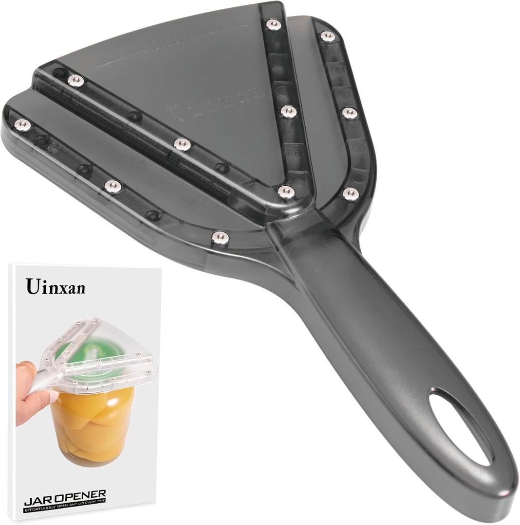 Jar Opener for Weak Hand & Seniors with Arthritis,Easy Twist Off Bottle Caps,Patent | Unique Kitchen Gadgets,Handheld Lid Top Open for Elderly/Women/Men