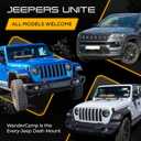 WANDER CAMP Metal Mounts Jeep Duck Holder for Dash - 11 Prong Rustproof, Aluminum Displays & 3M Tape for 4x4 Rubber Ducks with Nonslip, Tapered Pegs - Landing Pad Jeep Gifts Dashboard - 2 Pack