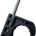 100 PIECES XFITTING J CLAMPS FOR 1" PEX,COPPER, CPVC TUBING, TUBE TALONS WITH NAIL