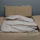 Bedsure 7-Piece Queen Comforter Set & Sheet Set, Beige Bed in a Bag