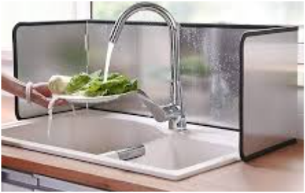 MMUK 4 Sided Splatter Guard for Frying Stove Top Stainless Steel Splatter Screens for Fine Mesh Oil Splash Guard Anti Splatter Shield Guard