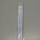 1PCS Small Tension Curtain Rod 28 to 48 Inch,White Short Curtain Rods No Drilling,Loaded Expandable Spring Curtain Rods for Kitchen,Closet,Cupboard,Door,Bookshelf