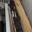 SKLZ Hurricane Baseball and Softball Swing Trainer, Adjustable Power Band System with Anti-Dent Ball Head, Height 23 to 38 Inches, Solo Hitting Practice for Youth Ages 14 and Under