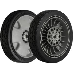 (2 Pack) Replacement Lawn Mower Rear Wheels 9" for 42710-VH7-010ZA 42710-VH7-000 42710-VH7-000ZA - Compatible with HRR216 HRX217 Honda Propelled Mower