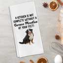 Bernese Mountain Gifts Kitchen Towels for Dog Lover, Dog Gifts Decorative Towels for Bar Kitchen Bathroom