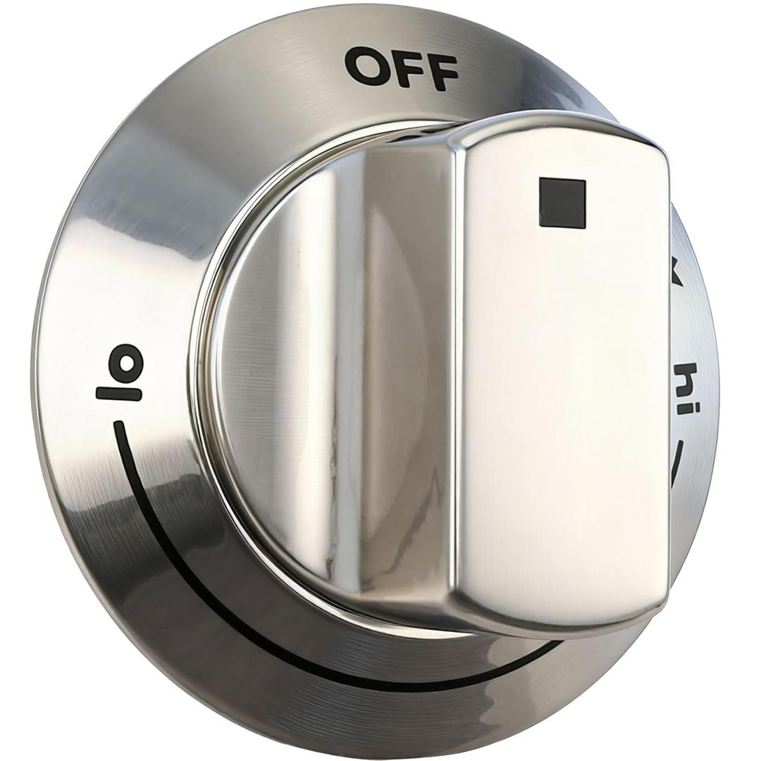 318242275 Control Knob(1pcs), Compatible with Electrolux Range/Cooktop E30GF74TPSB, E36DF76TPSA, E36GC76PPS0, E36GC76PRS0 etc. Gas Stove Knob Replacement Part 3513943 AP5809411 PS9495232 EAP9495232