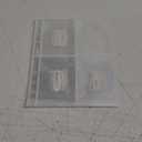Clear Binder Sheets Sleeves A5 Transparent Photo Album Binder Refill Inner Sleeves Plastic Pockets for Cards,Photocards,Postcards