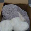 5 Pcs Wolf Stuffed Animals Set 20 Inch Mommy Plush with 4 Magnetic Baby Wolves in Her Zippered Tummy Soft Cuddly Plushie Gift for Boys Girls Valentine s Day Birthday Favors