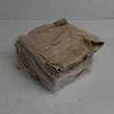 Bath Towels Set of 6  100% Cotton Terry  24" x 48"  Quick Dry, Soft & Highly Absorbent  Beige Towels for Bathroom, Gym, Spa, Pool & Daily Use