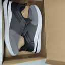 Skechers Men's Delson 3.0 Cicada Sneaker (11, Black/Grey)
