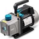 Orion Motor Tech Vacuum Pump, 3.5 cfm 1/4 hp HVAC Single Stage Vacuum Pump for R12 R22 R134a R410a R502, Auto AC Vacuum Pump Kit for Automotive Air Conditioner Resin Degassing & More, Oil Included