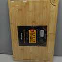 Riveira Bamboo Grandeur: 18 x 12 Bamboo Cutting Board Natural Wooden Cutting Board With Innovative Juice Grooves