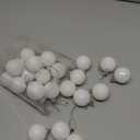 Aitsite 24ct Christmas Tree Ornaments Set 1.57 inches Mini Shatterproof Holiday Ornaments Balls for Christmas Decorations (White)