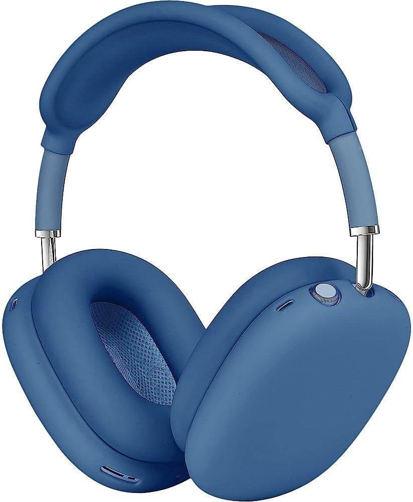 Shabby Chic Max Wireless Headphones, Wireless Headset - Noise Reduction - Bluetooth, Wired, Built in Micro SD for Travel, Home, Work TV, PC, Gaming,Cellphone (Blue)