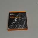 Misxi 2 Pack Tempered Glass Case Compatible for Apple Watch Series 11 (2025) Series 10 46mm, Hard PC Screen Protector Overall Protection Scratch-Resistant Cover for iWatch, 1 Rose Gold + 1 Transparent