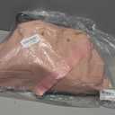 Ytonet Garment Duffle Bags for Travel, Convertible Carry On Garment Bag for Women, Large PU Leather Foldable Travel Bag with Shoe Pouch, 2 in 1 Hanging Suitcase Dress Suit Travel Bags, Pink