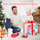 BOBUEXER Toddler Girl Toys 1-2 -Montessori Toys for 1 Year Old Girls,Baby Toys 6-12 12-18 Months, 1st Birthday Girl Gifts,10 in 1 Bilingual Learning Toy with Sound Light (Pink)