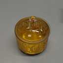 4 Pcs Ramadan Serving Trays with Lid Metal Gold Eid Mubarak Tray Decorations Ramadan Plate Food Storage Container for Serving Cookie Candy Pastry Dessert Eid Party(Retro)