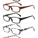 Kerecsen Reading Glasses 5 Pairs Fashion Ladies Readers Spring Hinge with Pattern Print Eyeglasses for Women (Mix Color -4, 2.00)