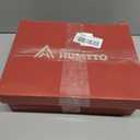 HUMTTO Men's All-Terrain Waterproof Hiking Boots Lightweight Breathable Outdoor Ankle Boots Trekking Hiking Shoes (Black, L)