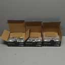 (3Sets) All Keyed Same Entry Door Knob and Single Cylinder Deadbolt Combo Set, Satin Nickel Exterior Door Knobs with Lock and Keys for Entrance and Front Door