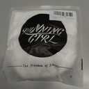 RUNNING GIRL Womens One Shoulder Sports Bras Workout Left Strap Yoga Bras Cute Medium Support Crop Top (White, L)