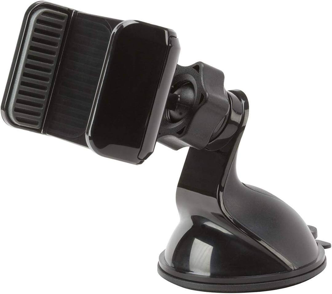 Scosche VWDSM2 Car Mount 3-in1 Suction Cup Mount with Vent Clips for Mobile Devices - Window, Dash, Vent Mount, 360 Rotation