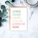 60Th Anniversary Card - Funny 60 Years Wedding Anniversary Card - Tenth Anniversary Card For Him Her - Gift Perfect For Husband Wife