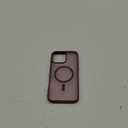 SUPFINE Magnetic for iPhone 14 Case & iPhone 13 Case (Compatible with MagSafe)(Military Grade Drop Protection) Slim Translucent Matte Shockproof Women Girl Phone Cover,Wine Red
