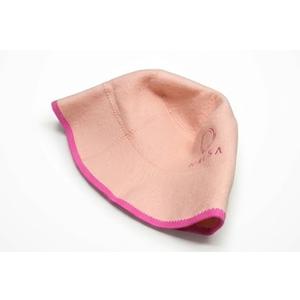 Wool Sauna Hat for Women Pink Bath Hat High Temperature Resistant Water Absorbent Natural Wool Sauna Cap Comfortable Spa Accessory