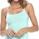 Natural Uniforms Women's Camisole Tank Top-Breathable Cotton Stretch (White, XS)