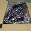 HOUSE DAY Black Velvet Hangers 60 Pack, Non Slip Clothes Felt Hanger Heavy Duty for Coat, Premium Slim Space Saving Suit Hangers for Closet Organizer, 360° Rotating Silver Hook